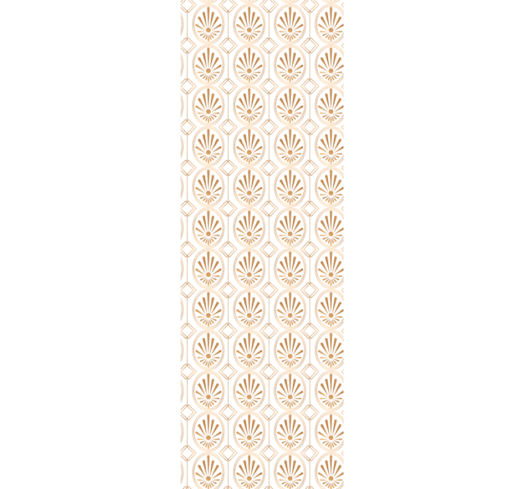 墙纸 装饰 几何花卉图案 - TenStickers