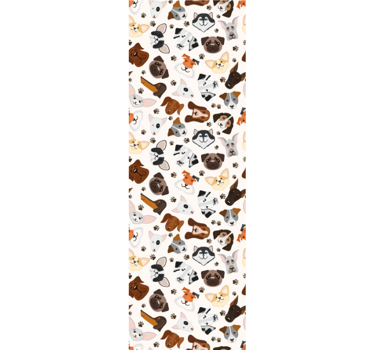 墙纸狗带来生动有趣的狗狗插画 - TenStickers