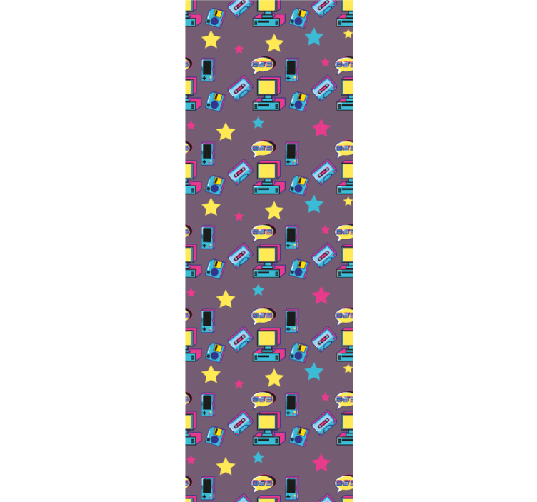 墙纸 定制墙纸 复古游戏美学 - TenStickers