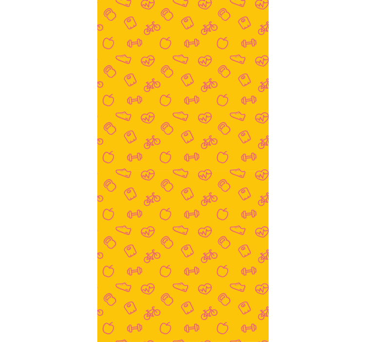 墙纸厨房涂鸦图标图案 - TenStickers