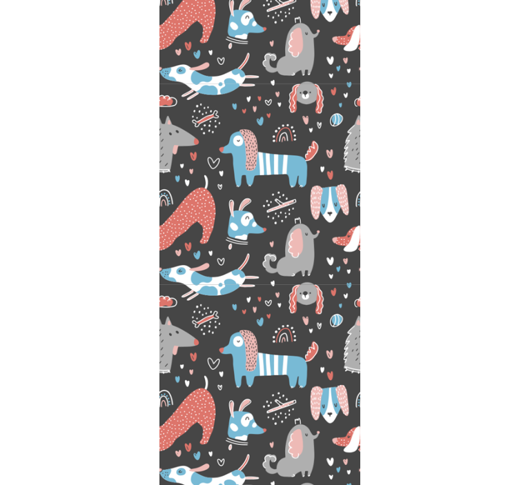 墙纸 动物壁纸 俏皮的动物图案 - TenStickers