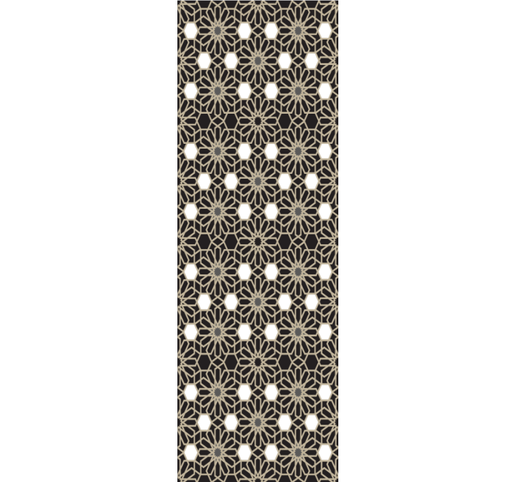 墙纸 瓷砖 立体几何花卉主题 - TenStickers