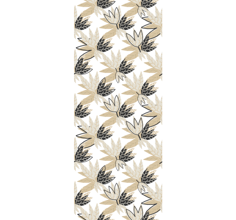 墙纸 树叶 清新植物图案设计 - TenStickers