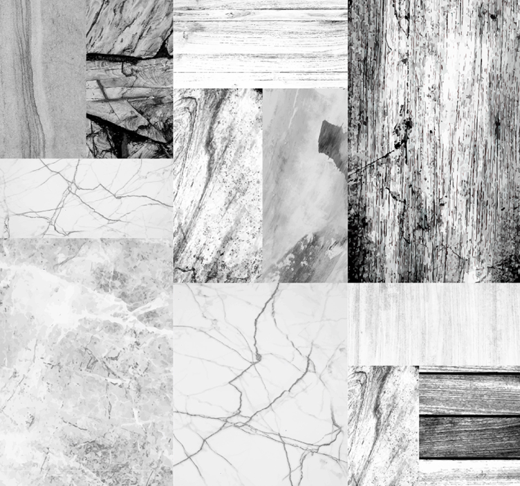 大理石拼图质感壁纸 - TenStickers