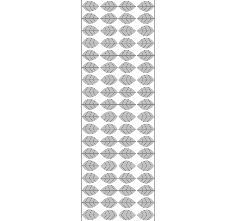 墙纸餐厅优雅叶子组合 - TenStickers