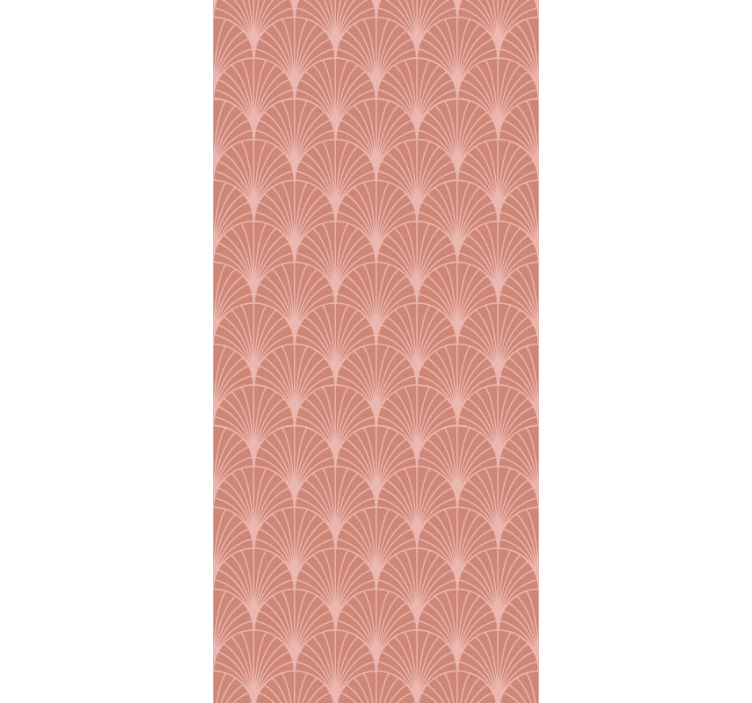 墙纸 艺术 优雅扇形设计 - TenStickers