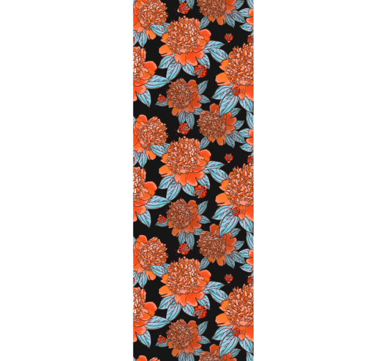 墙纸花卉生动多彩的设计 - TenStickers