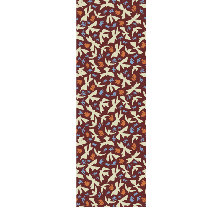 墙纸 花卉观赏 以自然为灵感的图案 - TenStickers