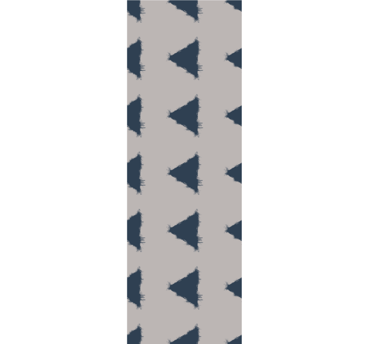 墙纸三角现代几何印花 - TenStickers