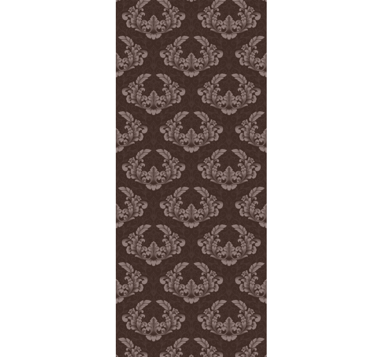 墙纸 巴洛克式 经典花卉图案 - TenStickers