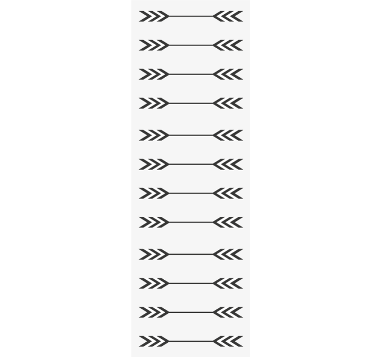 墙纸 定制墙纸 简约箭头图案 - TenStickers