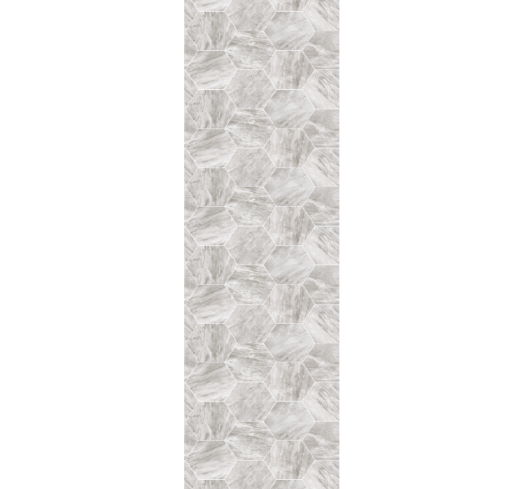 墙纸 大理石 六角砖图案 - TenStickers