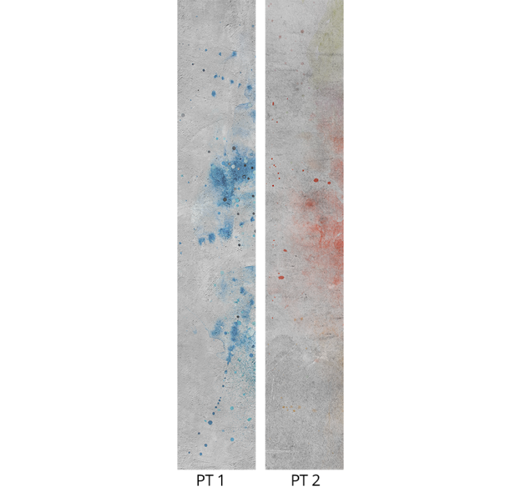 墙纸 抽象飞溅图案 - TenStickers