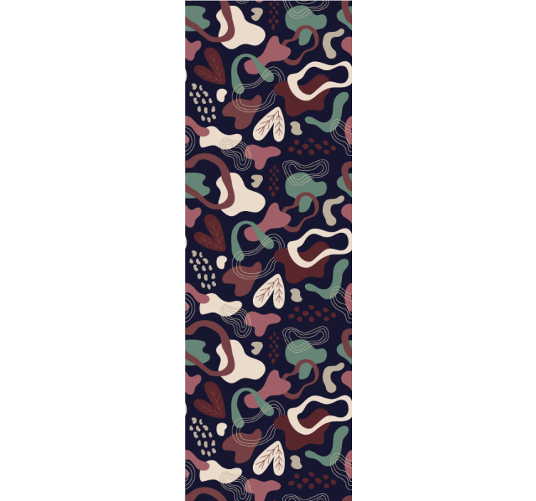 墙纸 抽象 流动几何图案 - TenStickers