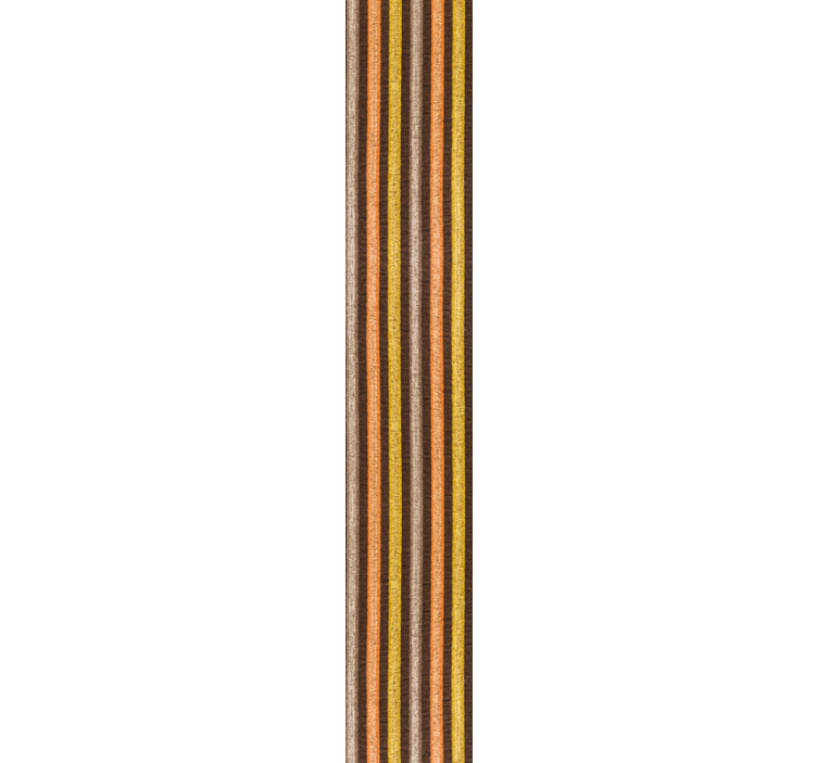 条纹纺织面料垂直壁纸 - TenStickers