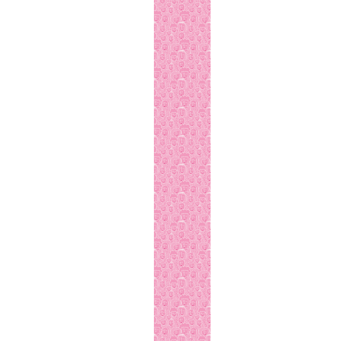 女孩 面对 艺术 壁纸 - TenStickers