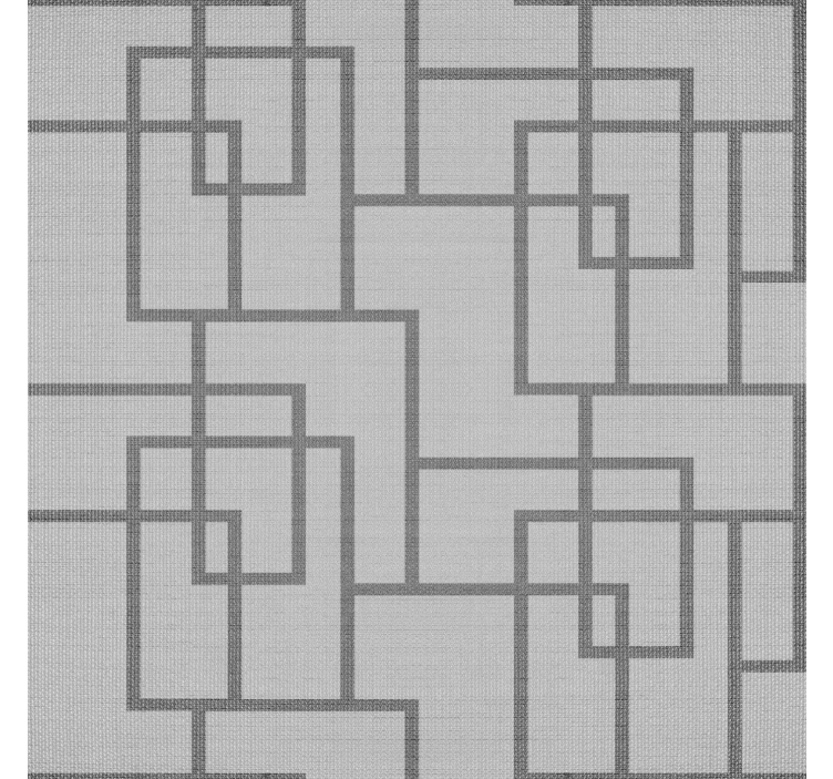 墙纸 现代 灰色几何线条 - TenStickers