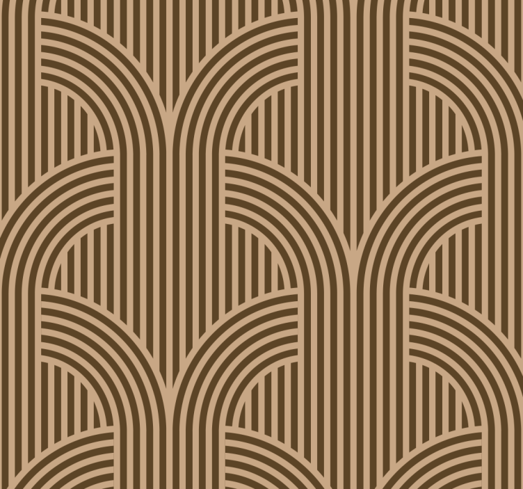 墙纸 几何 装饰艺术拱门 - TenStickers