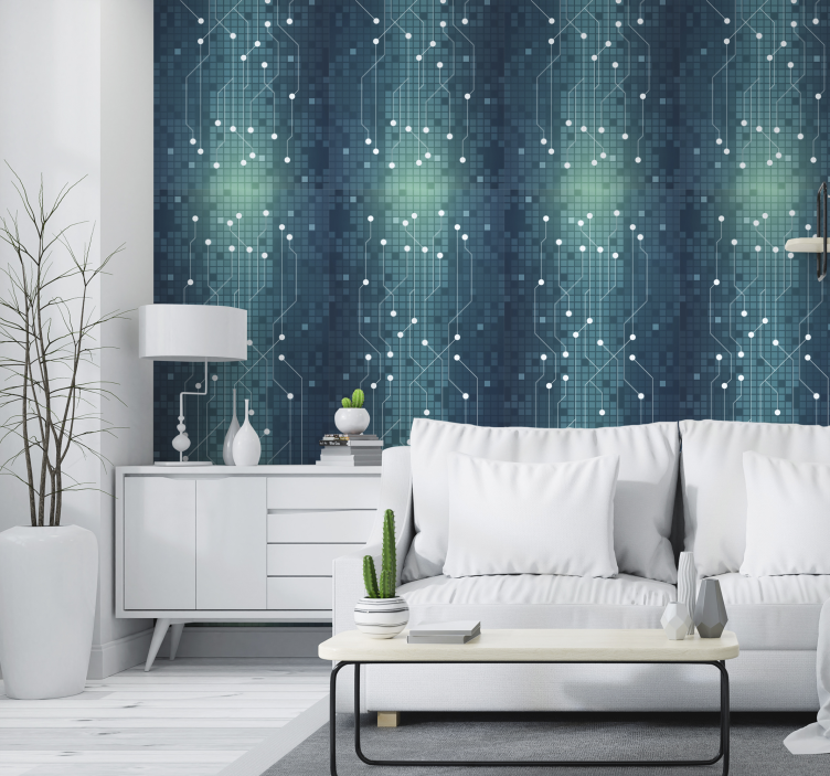 3d壁纸电路灵感 - TenStickers