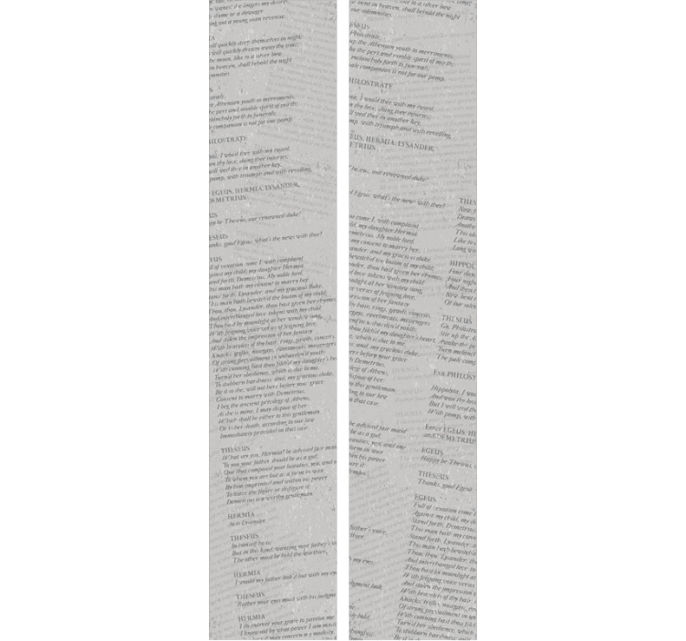 墙纸 刻字 文学脚本文本 - TenStickers