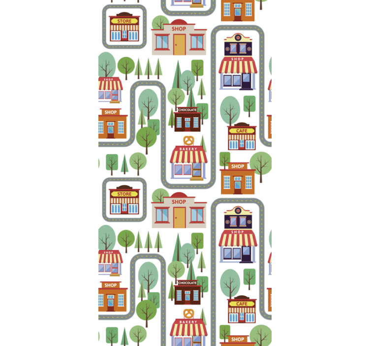 城市和乡村壁纸魅力城市风景 - TenStickers