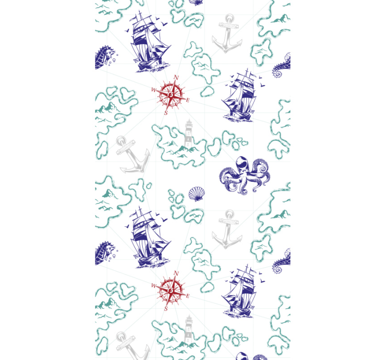 儿童墙纸适合海洋冒险主题 - TenStickers