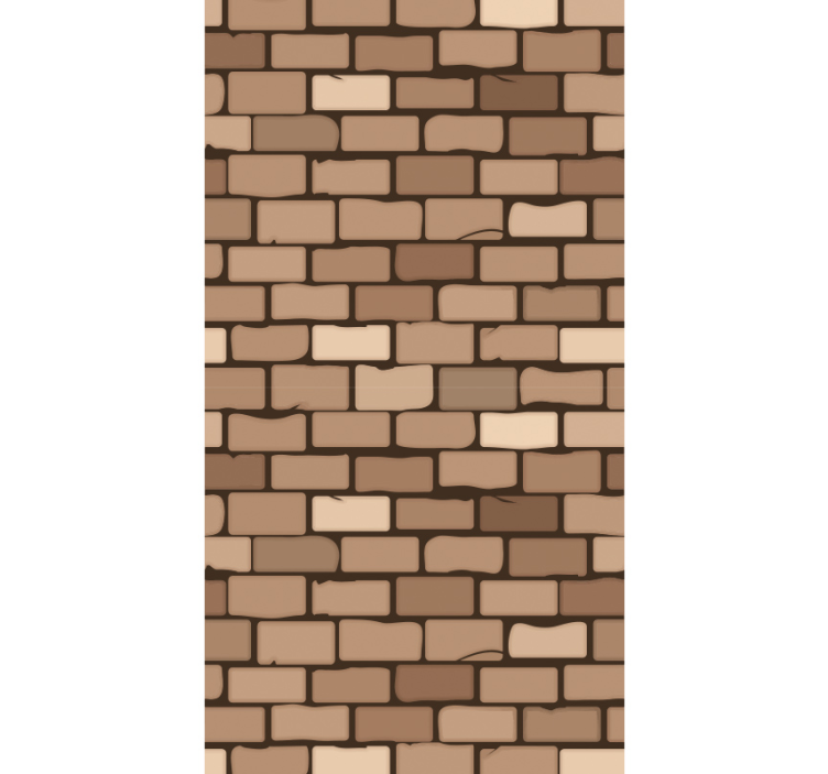 墙纸厨房现代砖纹理 - TenStickers