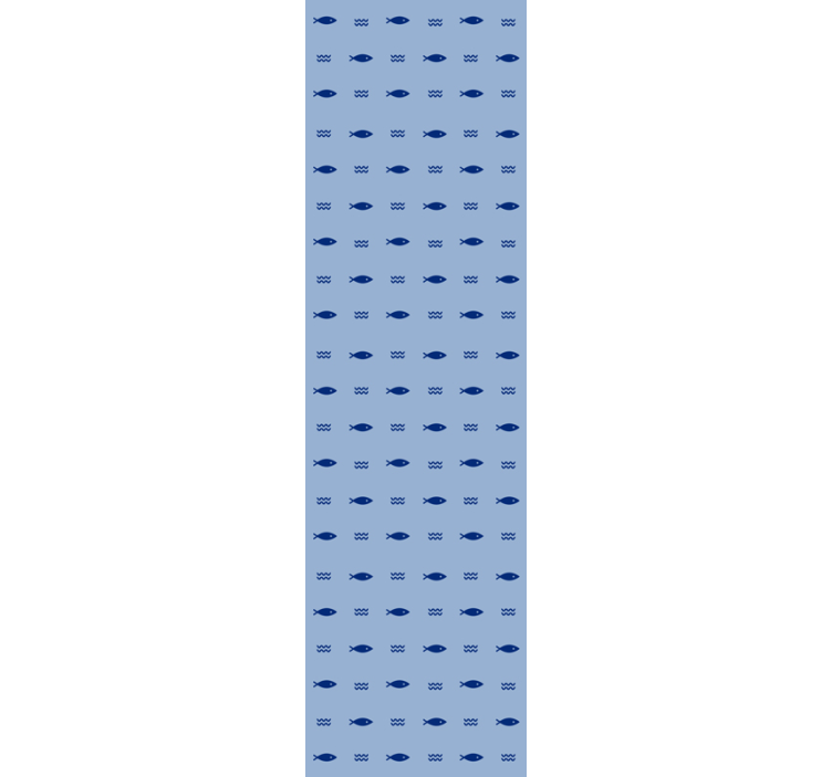 墙纸 鱼 水下蓝色图案 - TenStickers