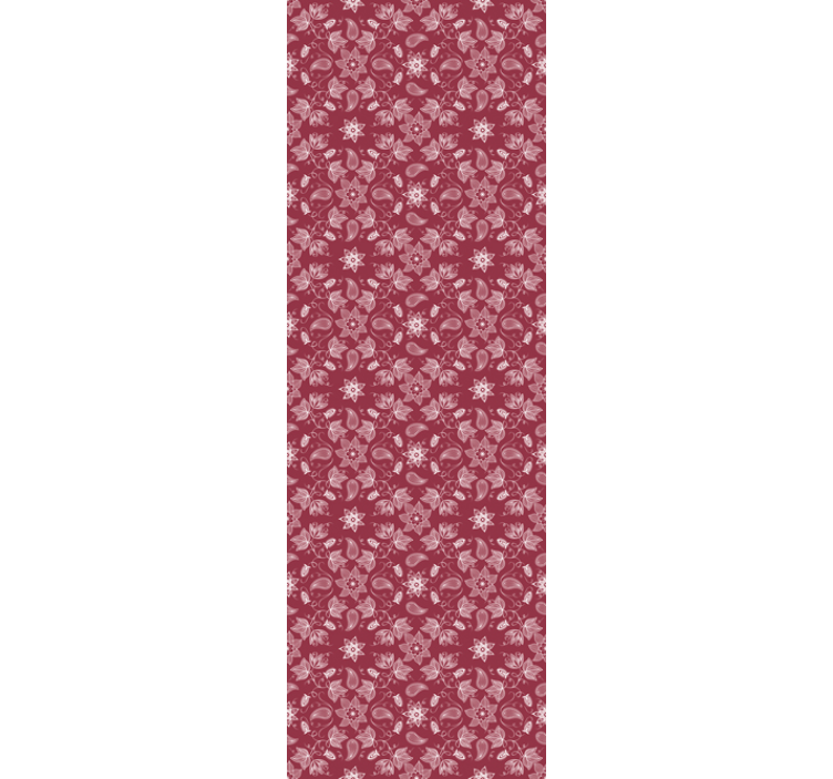 墙纸花卉搭配佩斯利花卉设计 - TenStickers