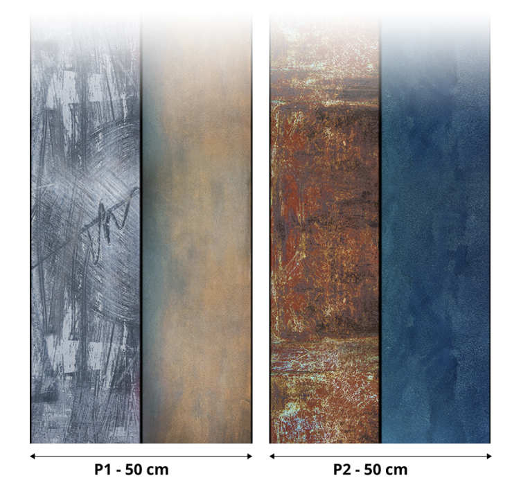 墙纸 主卧 抽象纹理面板 - TenStickers