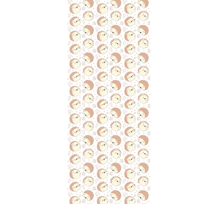 儿童墙纸刺猬图案 - TenStickers