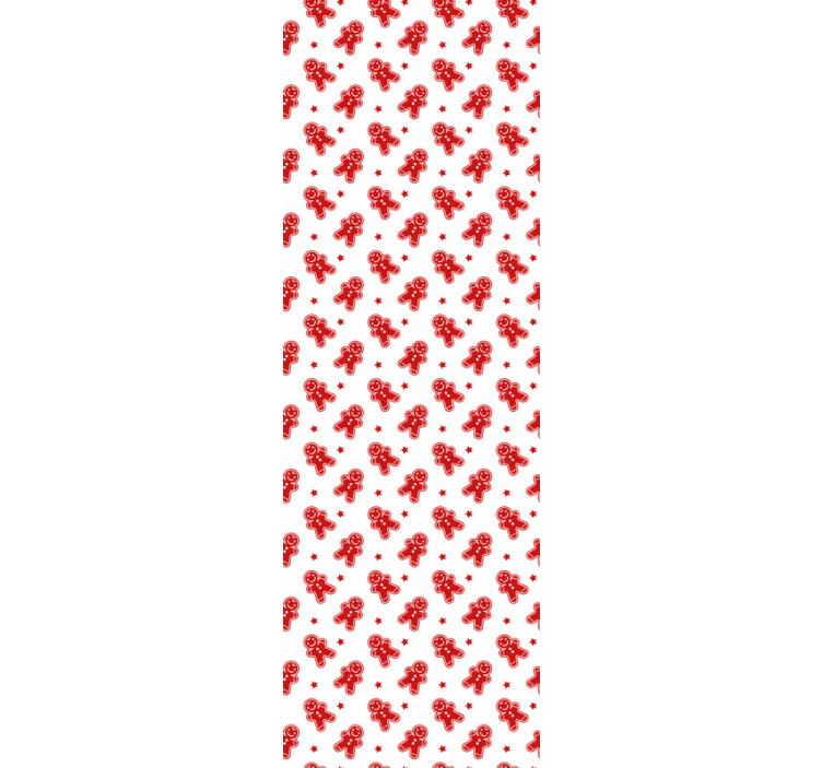 墙纸 圣诞 节日姜饼图案 - TenStickers