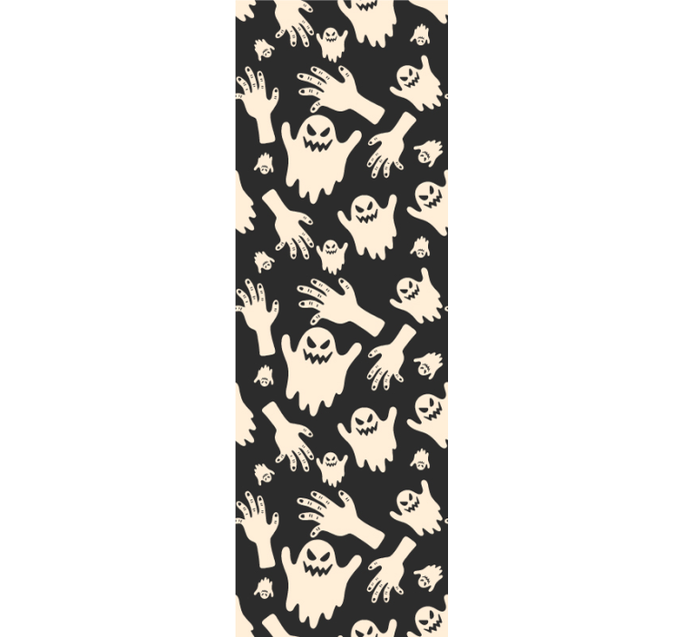墙纸 万圣节 鬼手图案 - TenStickers