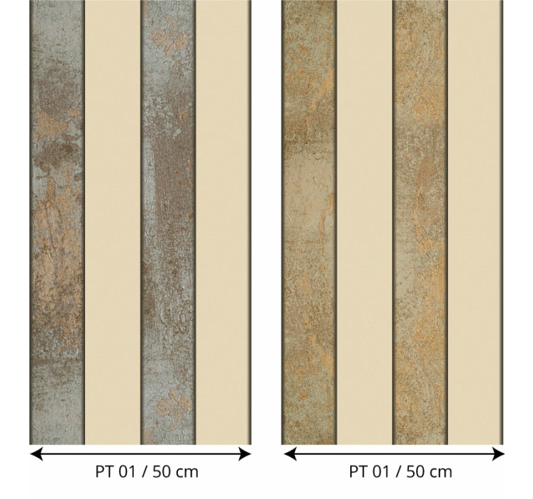 混凝土条纹壁纸的样式 - TenStickers
