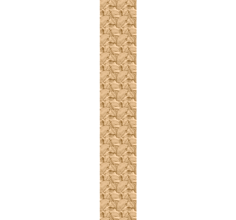 墙纸 鱼 化石贝壳图案 - TenStickers