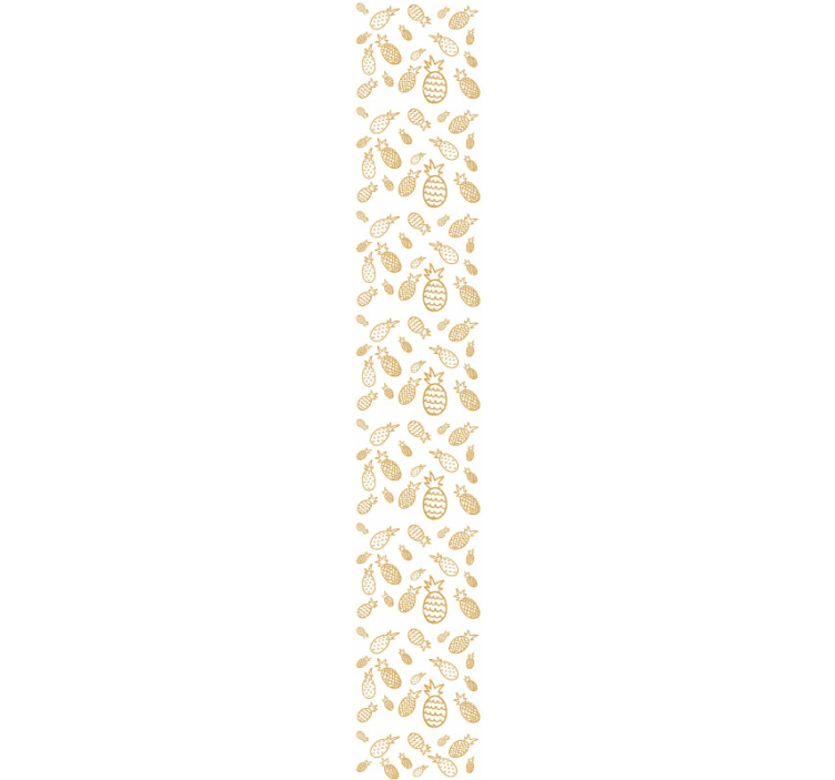 墙纸厨房热带菠萝设计 - TenStickers