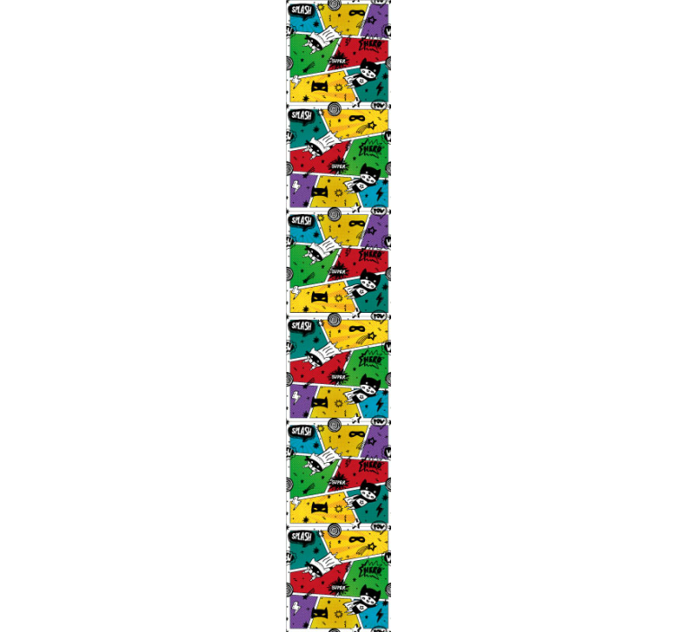 儿童墙纸与卡通角色完美结合 - TenStickers