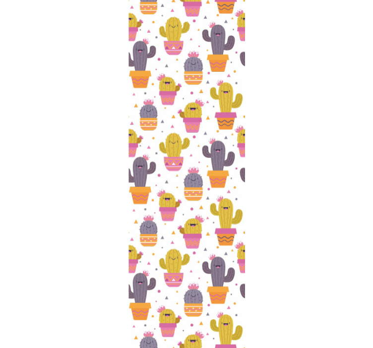 儿童墙纸快乐的小仙人掌 - TenStickers