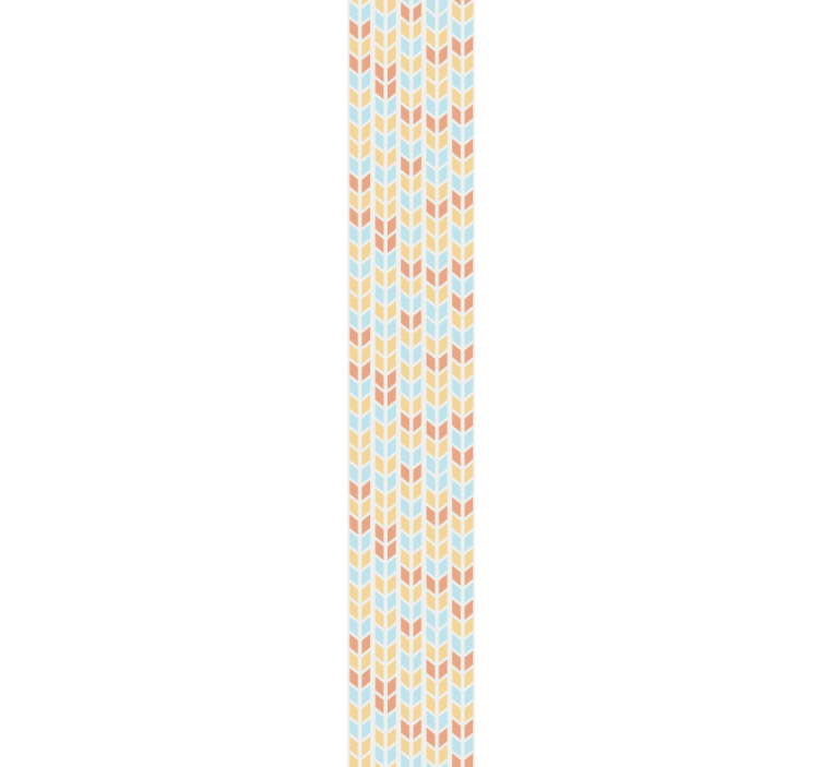 墙纸 几何 蓝色与米色箭头 - TenStickers