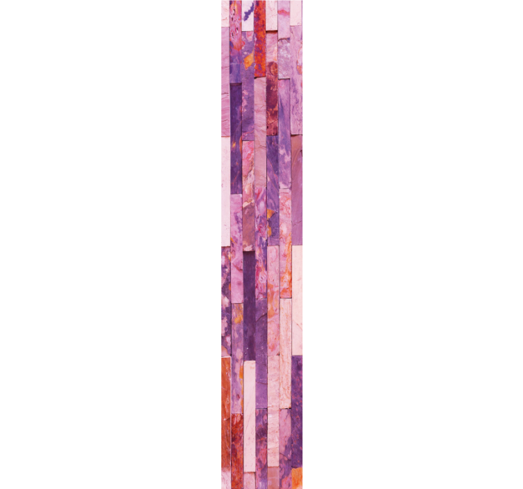 墙纸 大理石 粉色优雅面板 - TenStickers