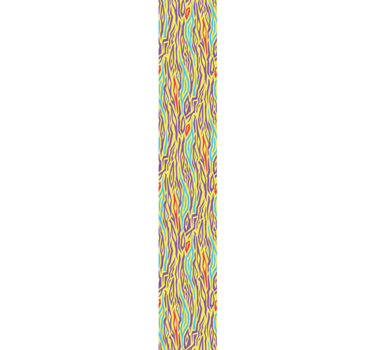 墙纸 抽象 多彩波浪 - TenStickers