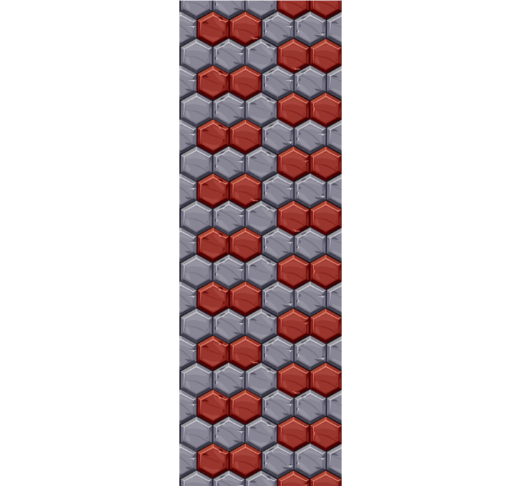 墙纸 几何 六角和谐 - TenStickers