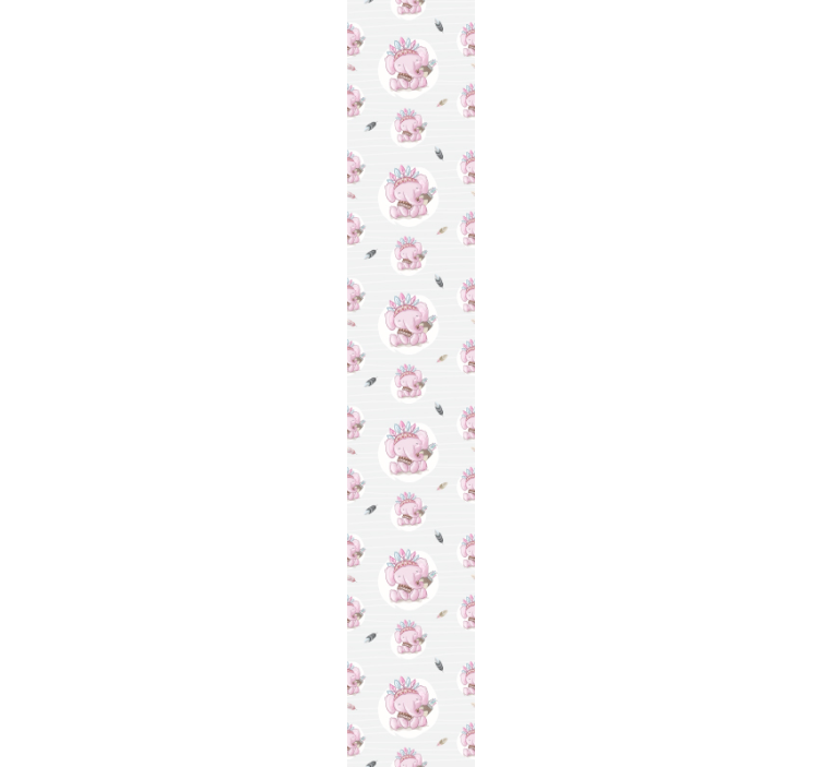 墙纸 大象 波西米亚大象 - TenStickers