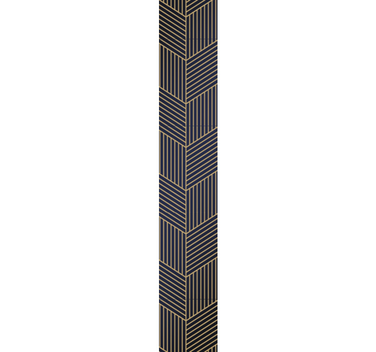 墙纸 几何 有角的几何图案 - TenStickers