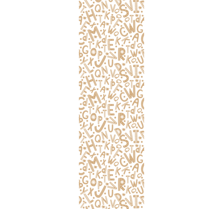 墙纸 刻字 字母图案 - TenStickers