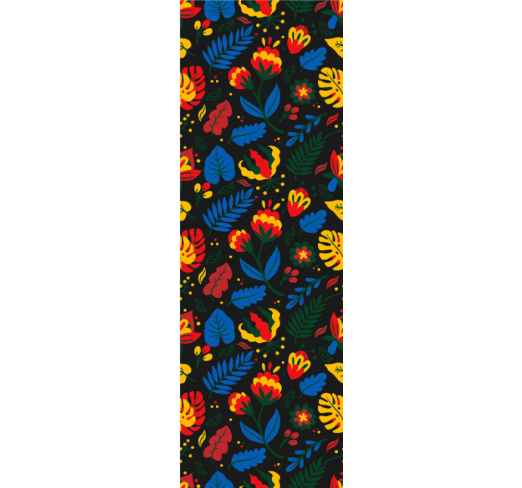 墙纸 装饰 花叶图案 - TenStickers