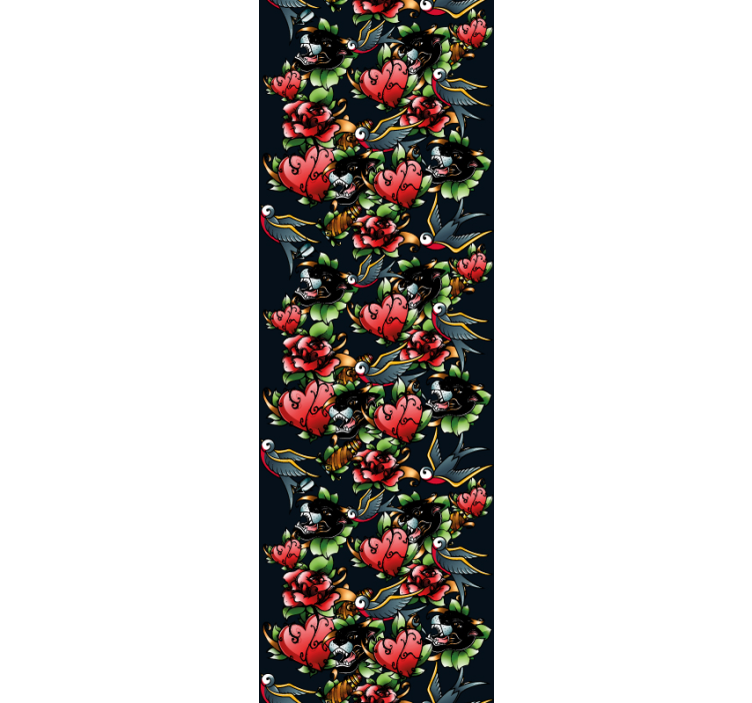 墙纸 艺术 纹身风格图案 - TenStickers