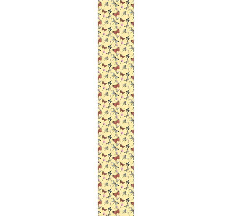 墙纸 蝴蝶壁纸 花卉蝴蝶图案 - TenStickers