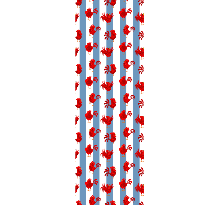 墙纸 动物壁纸 龙虾条纹图案 - TenStickers