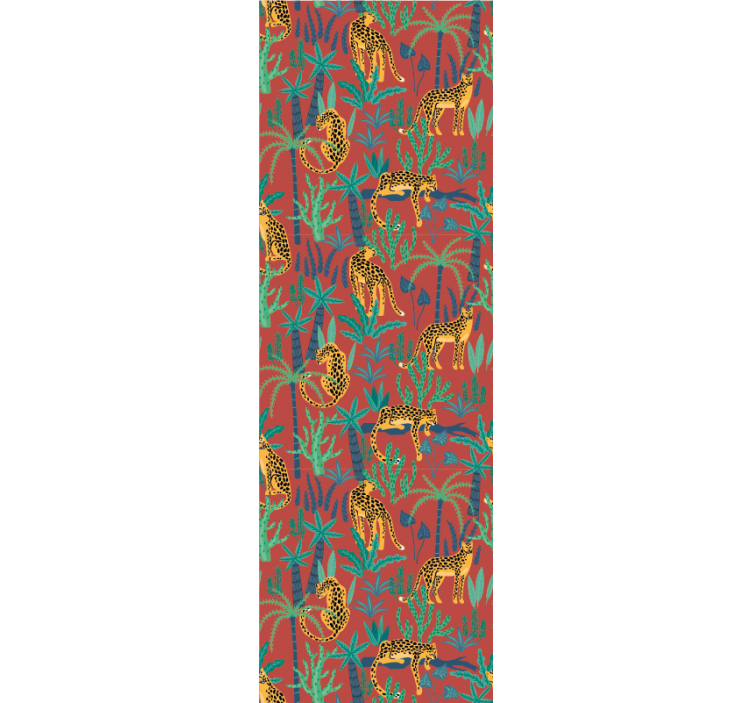 墙纸 动物壁纸 热带丛林场景 - TenStickers